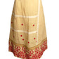 DRIES VAN NOTEN- Embroidered Linen Skirt, Size 4
