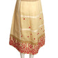DRIES VAN NOTEN- Embroidered Linen Skirt, Size 4