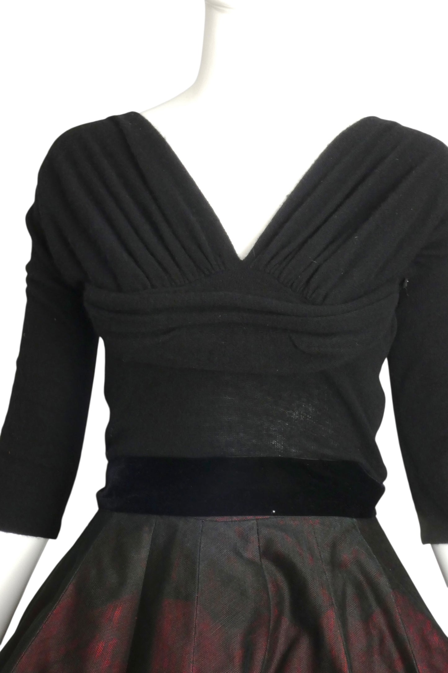 SOPHIE ORIGINAL- 1955 2pc Sweater & Tulle Dress, Size 2