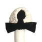 1950s Ivory Smocked Wool Felt Hat