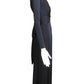 SCOTT BARRIE- 1970s Black Jersey Knit Dress, Size 4