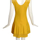 FENDI- Yellow Laser Cut Knit Dress, Size 8