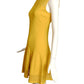 FENDI- Yellow Laser Cut Knit Dress, Size 8