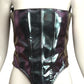 LAQUAN SMITH- NWT Irridescent Patent Corset, Size 4