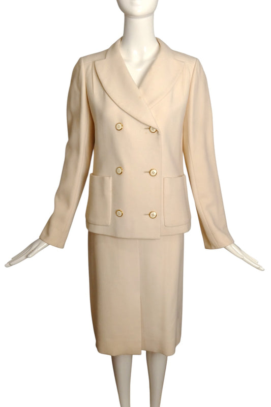 CHRISTIAN DIOR- AS IS 1971 Haute Couture Skirt Suit, Size 6