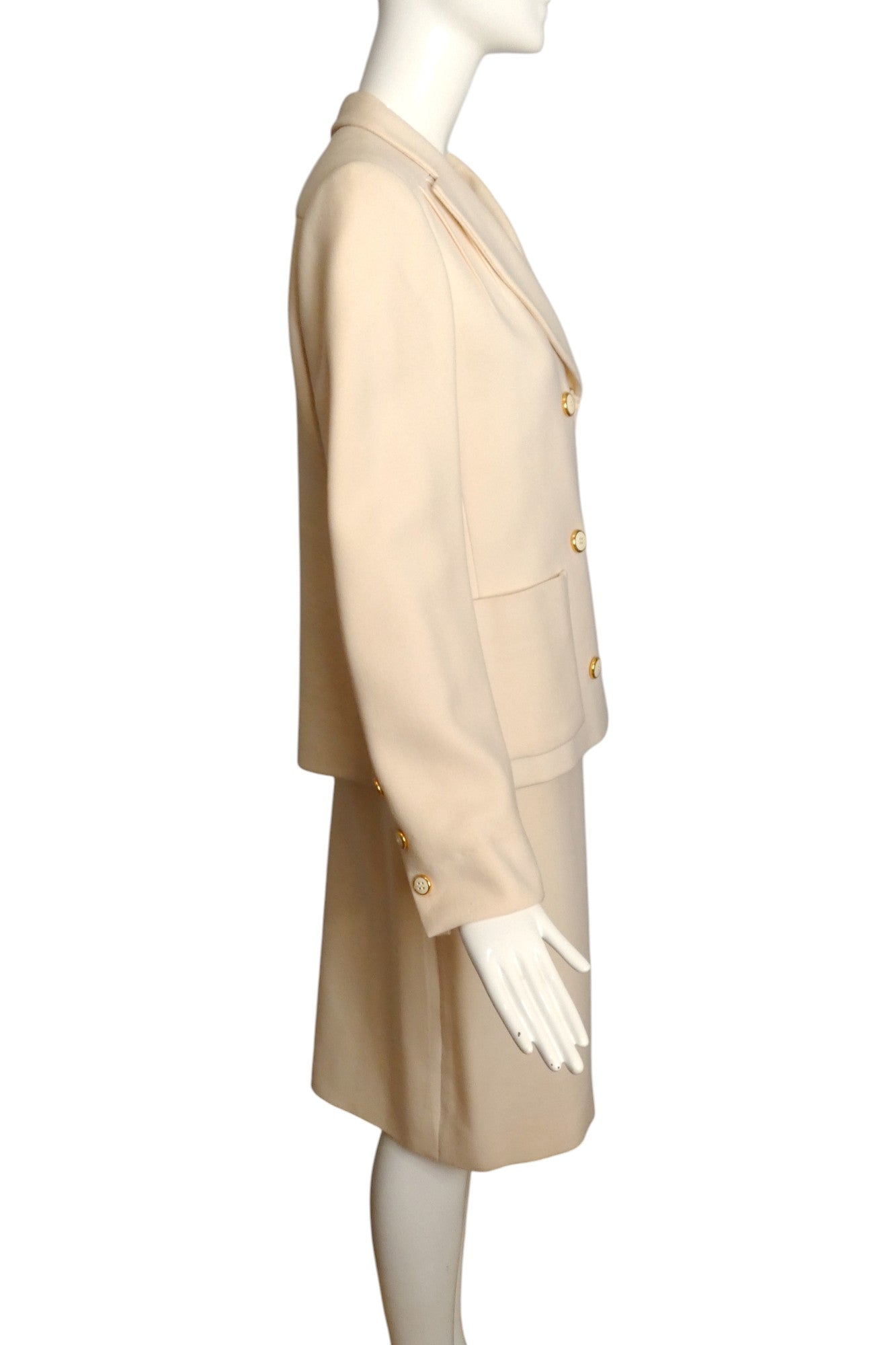 CHRISTIAN DIOR- AS IS 1971 Haute Couture Skirt Suit, Size 6