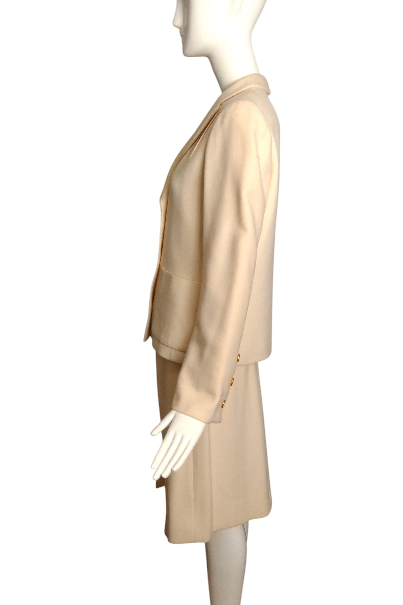 CHRISTIAN DIOR- AS IS 1971 Haute Couture Skirt Suit, Size 6