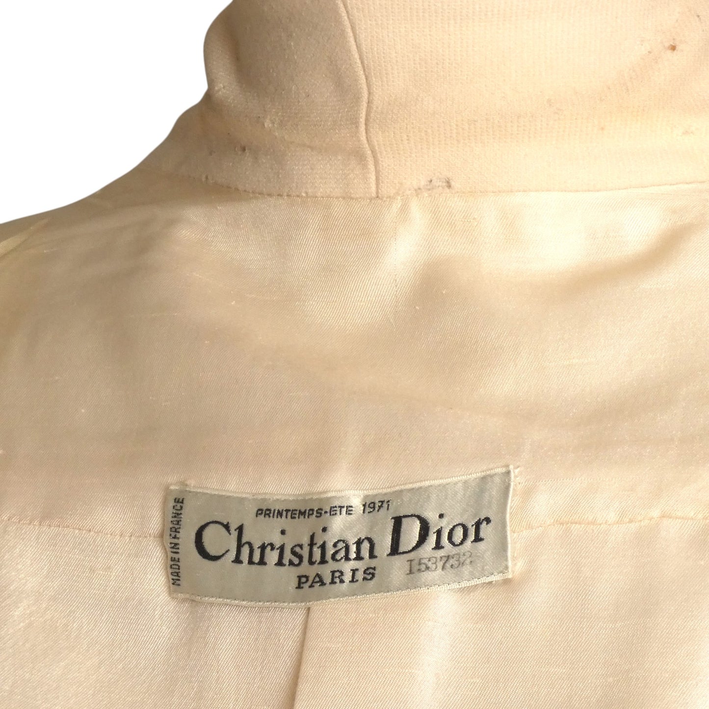 CHRISTIAN DIOR- AS IS 1971 Haute Couture Skirt Suit, Size 6