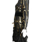 VALENTINO- 1980s Metallic Chiffon Dress, Size 10