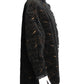FENDI 365- 1980s Black Velvet Embroidered Coat, Size 6