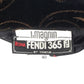 FENDI 365- 1980s Black Velvet Embroidered Coat, Size 6