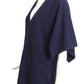 CHANEL- Navy Cashmere Sweater, Size 8