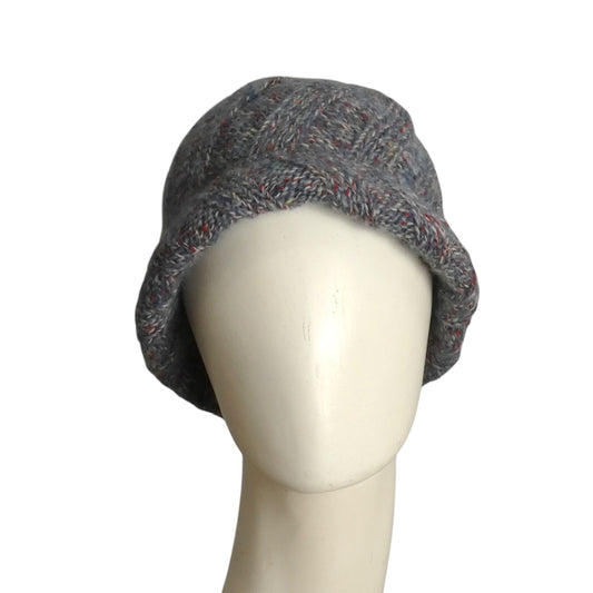 MISSONI- 1970s Heathered Blue Knit Beanie