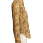RALPH LAUREN- 1970s Paisley Print Blouse, Size 4