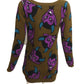 BETSEY JOHNSON- 1990s Devil Cotton Knit Tunic, Size Small
