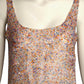 HALSTON- 1970s 2pc Beaded Gown & Jacket, Size 4