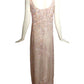 HALSTON- 1970s 2pc Beaded Gown & Jacket, Size 4