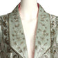 REEM ACRA- Beaded Silk Coat, Size Medium