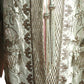 REEM ACRA- Beaded Silk Coat, Size Medium