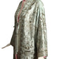 REEM ACRA- Beaded Silk Coat, Size Medium