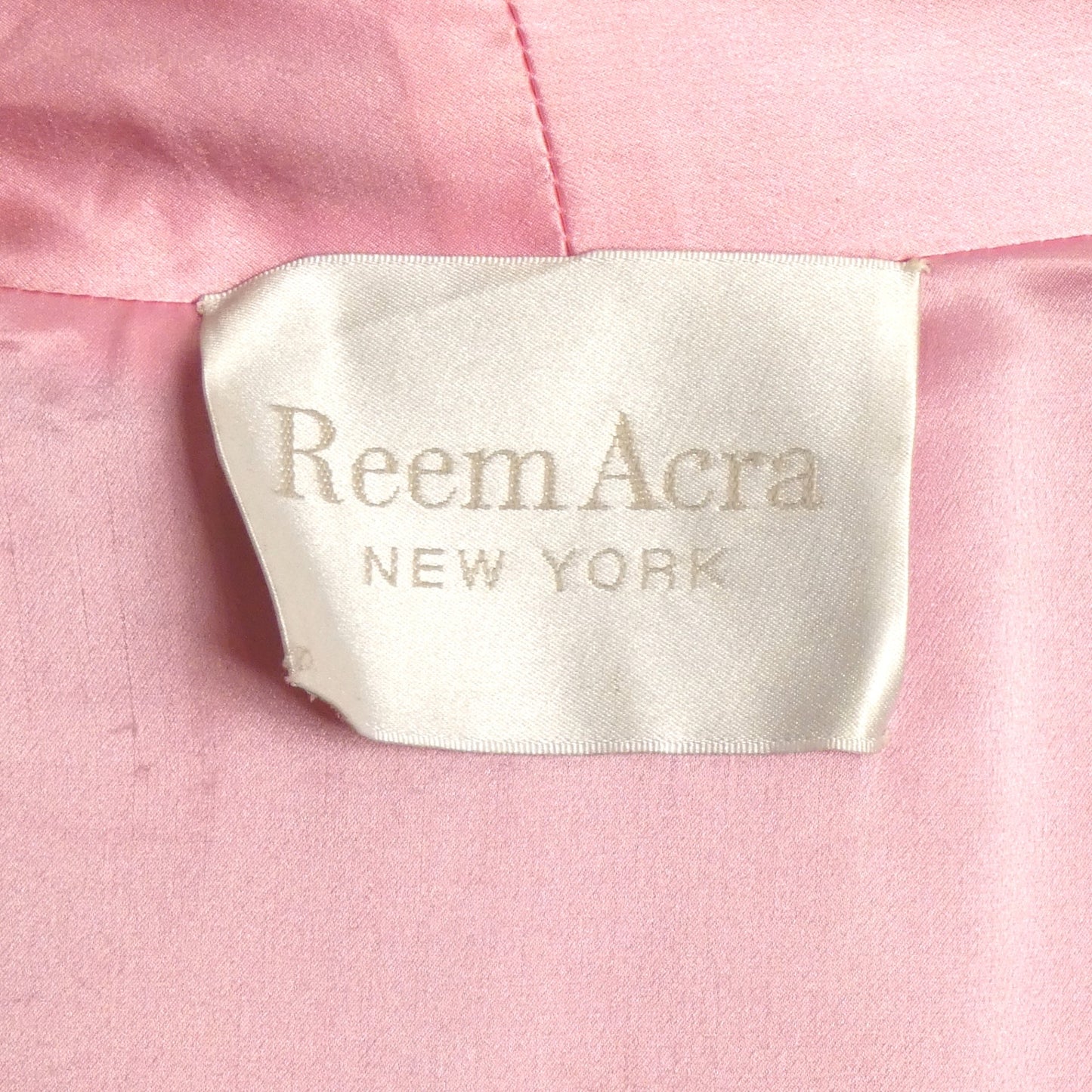 REEM ACRA- Beaded Silk Coat, Size Medium