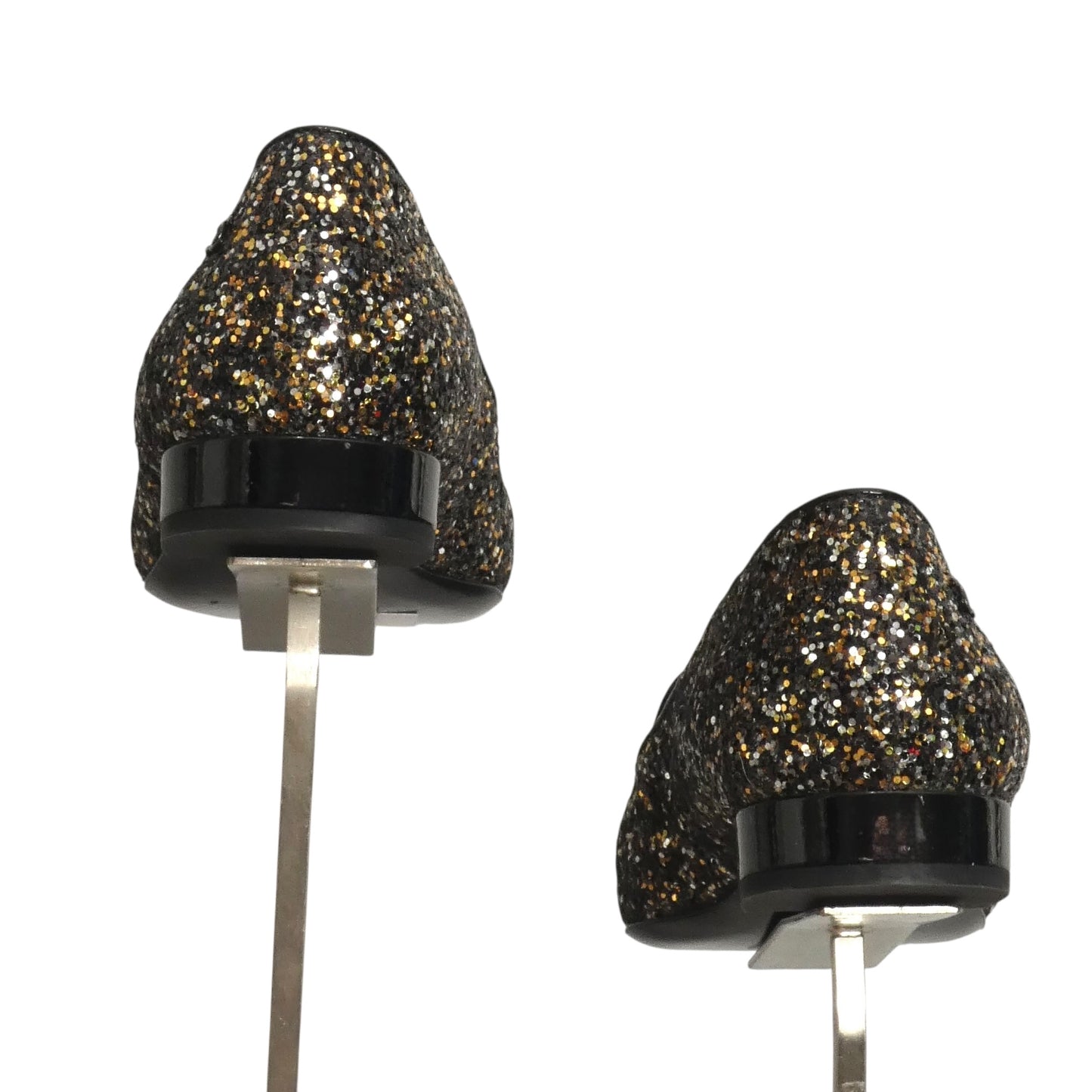 CHANEL- Multi Color Glitter Cap Toe Shoes, Size 38.5
