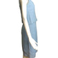 CHRISTIAN DIOR- AS IS 1961 2pc Blue Linen Dress, Size 2