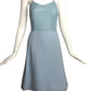 CHRISTIAN DIOR- AS IS 1961 2pc Blue Linen Dress, Size 2
