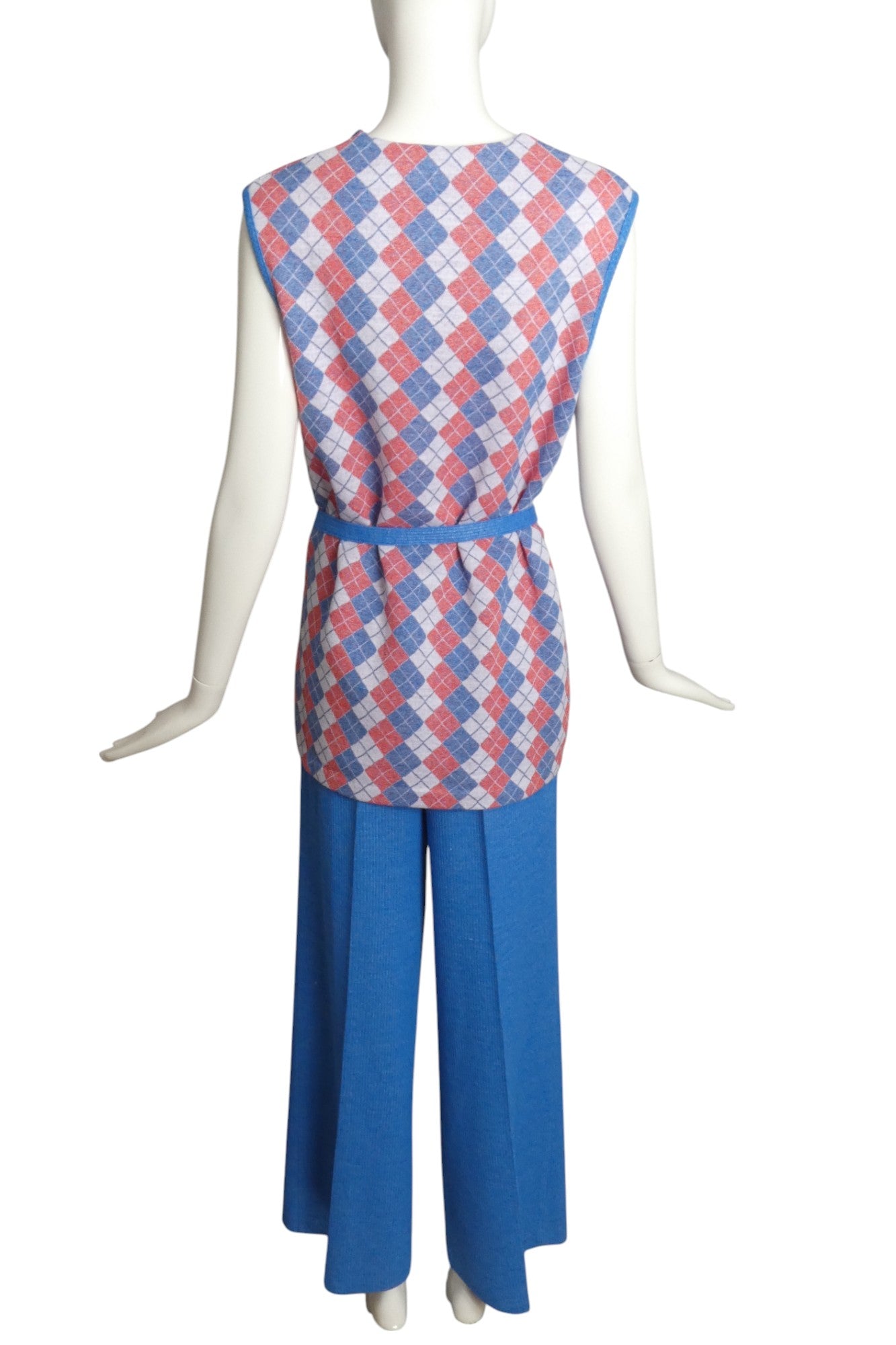 1970s Knit Pants & Tunic Ensemble, Size 10