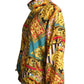 PIERRE CARDIN- 1980s Printed Satin Track Jacket, Size Large