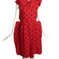 COMME DES GARCONS- 2010 Wool Polka Dot Dress, Size 8