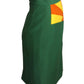 CHEAP & CHIC MOSCHINO- 1990s Green Wool Applique Skirt, Size 6
