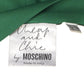 CHEAP & CHIC MOSCHINO- 1990s Green Wool Applique Skirt, Size 6