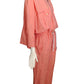 1980s Peach Cotton Jumpsuit, Size 12