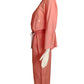 1980s Peach Cotton Jumpsuit, Size 12