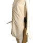 CELINE- Faux Fur & Canvas Dress, Size 8