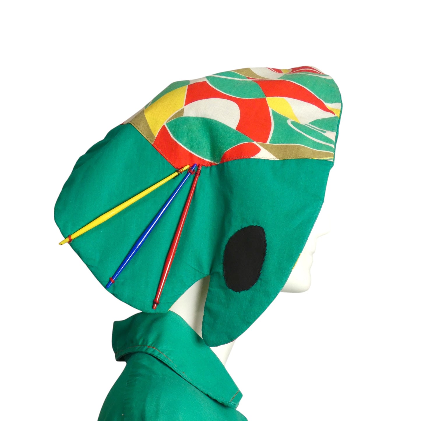 1940s 3pc Painters Smock Ensemble, Size 10