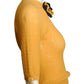 1930s Yellow Knit Top, Size 4