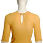 1930s Yellow Knit Top, Size 4
