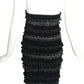 CHRISTIAN LACROIX- 1980s Black Velvet Pom Pom Skirt, Size 2