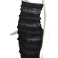 CHRISTIAN LACROIX- 1980s Black Velvet Pom Pom Skirt, Size 2