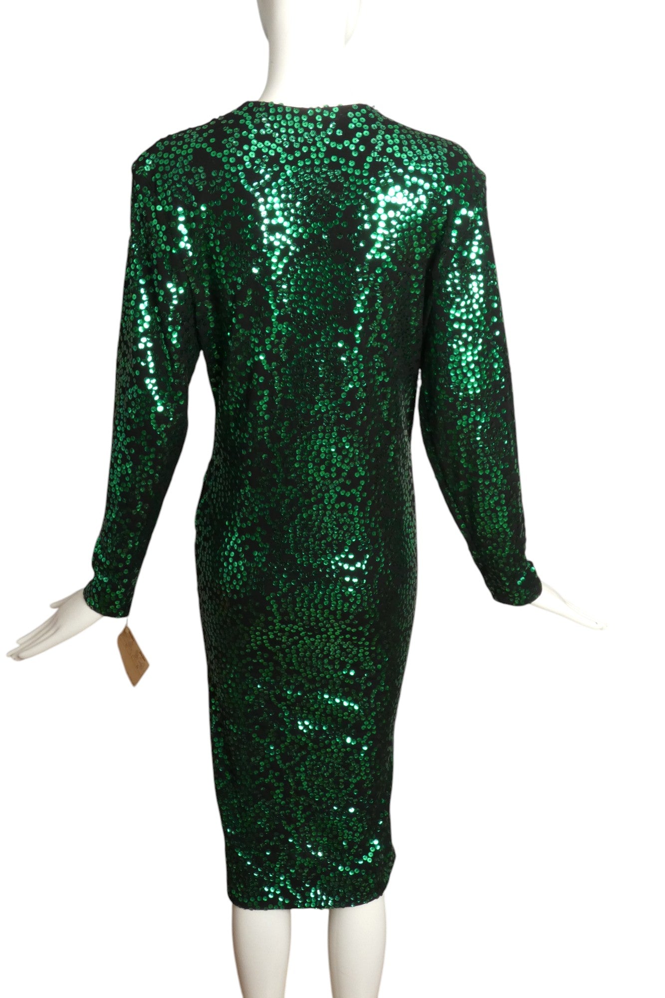 MARC BOUWER- NWT 1980s Sequin Cocktail Dress, Size 6