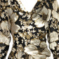PAULINE TRIGERE- c.1980 Metallic Voided Velvet Gown, Size 6
