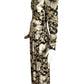 PAULINE TRIGERE- c.1980 Metallic Voided Velvet Gown, Size 6