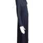CHANEL BOUTIQUE- 1980s Navy Pleated Chiffon Dress, Size 12