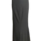 CHANEL BOUTIQUE- 1986 Black Silk Evening Skirt, Size 10