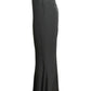 CHANEL BOUTIQUE- 1986 Black Silk Evening Skirt, Size 10