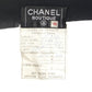 CHANEL BOUTIQUE- 1986 Black Silk Evening Skirt, Size 10