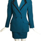 THIERRY MUGLER- 1980s Blue Wool Skirt Suit, Size 6