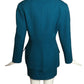 THIERRY MUGLER- 1980s Blue Wool Skirt Suit, Size 6